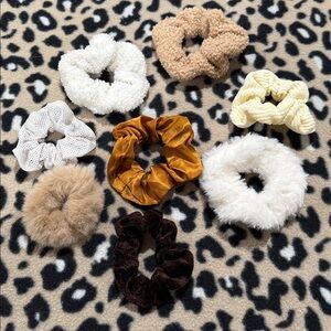 Set of 8 Assorted Scrunchies